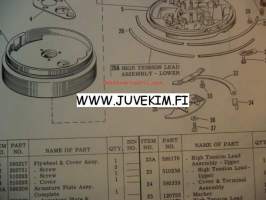 Johnson 1962 Sea horse models CD-CDL-19 -parts catalog
