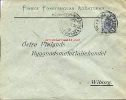 Finska Fönsterglas Agenturen  firmakuori  1903