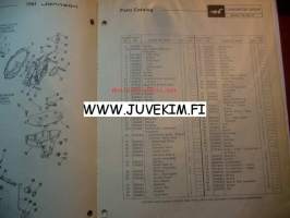 Johnson 1961 Sea horse models FD-FDL-15 -parts catalog