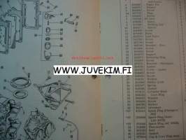 Johnson 1961 Sea horse models FD-FDL-15 -parts catalog