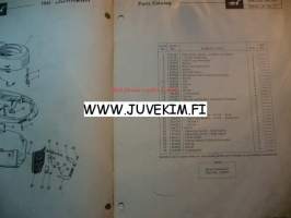 Johnson 1961 Sea horse models JW-JWL-17 -parts catalog