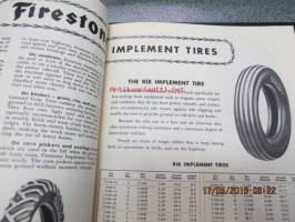 Firestone Farm Tires Sales Manual -maatalouskonerenkaiden myyntikäsikirja / edustajan kansio