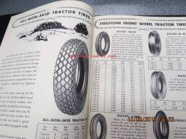 Firestone Farm Tires Sales Manual -maatalouskonerenkaiden myyntikäsikirja / edustajan kansio