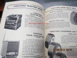 Firestone Farm Tires Sales Manual -maatalouskonerenkaiden myyntikäsikirja / edustajan kansio