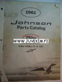 Johnson 1961 Sea horse models V4A-V4AL-13 &amp; 13C -parts catalog