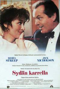 Sydän karrella ,Jack Nicholson, Meryl Streep  -elokuvajuliste