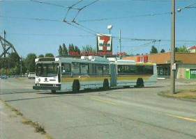 Renault trolley bus  - linja-auto postikortti