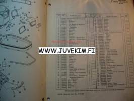 Johnson 1960 Sea horse models V4S-V4SL12 &amp;12S -parts catalog