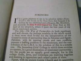 The Way of Partnership  Egypt and Palestine