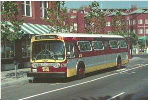 GMC coach 1969   - linja-auto postikortti  kulkematon