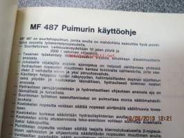 Massey-Ferguson 487  leikkuupuimuri -käyttöohjekirja