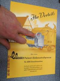 Claas Patent-Einbaustrohpresse -myyntiesite