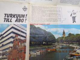 Turkuun! Till Åbo! -matkailukartta / esite