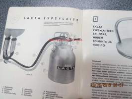 Wärtsilä Lacta lypsykone -käyttöohjekirja