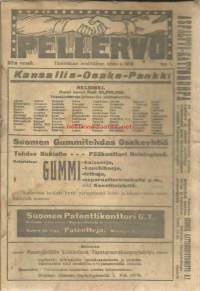 Pellervo  1919  nr 1  karjan pakko-otto ja meijerit, ohjeita teurastajille paljon mainoksia