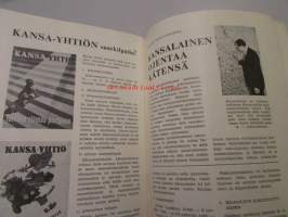 Työtoveri 1952 nro 2 ja nro 5 Osuuskauppain toimihenkilöiden ammattilehti