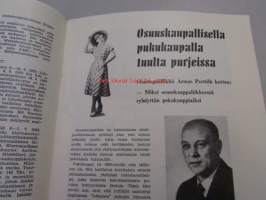 Työtoveri 1953 nro 3 ja nro 6 Osuuskauppain toimihenkilöiden ammattilehti