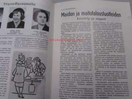 Työtoveri 1954 nro 1-6 Osuuskauppain toimihenkilöiden ammattilehti