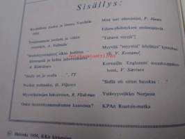 Työtoveri 1954 nro 1-6 Osuuskauppain toimihenkilöiden ammattilehti