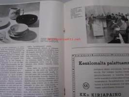 Työtoveri 1955 nro 1, 4 ja 1956 nr 1 Osuuskauppain toimihenkilöiden ammattilehti