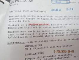 Wärtsilä 1500 autonosturi -myyntiesite