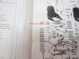 Muir-Hill Dumper 2,5 yard model 10B, 10S Spare parts list -varaosaluettelo