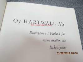 Oy Hartwall Ab 1836-1961 - Banbrytaren i Finland för mineralvatten och läskedrycker 1836-1961