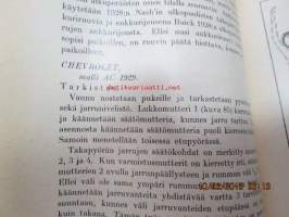 Jarruhuollon käsikirja (kattava selostus merkeittän ennen vuotta 1933 valmistettujen autojen jarrusysteemeistä ja korjauksista)