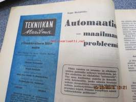 Tekniikan Maailma 1959 ylimääräinen liite - auto, sis. mm. Turhamaisia autoilijoita, Mullistavia muutoksia autojen sähkölaitteisiin, Monipuolisuusauto Jeep,