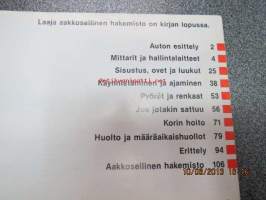 Volvo 240 Diesel -käyttöohjekirja