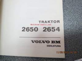 Volvo BM 2650, 2654 traktor -traktori, käyttöohjekirja