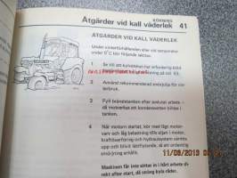 Volvo BM 2650, 2654 traktor -traktori, käyttöohjekirja