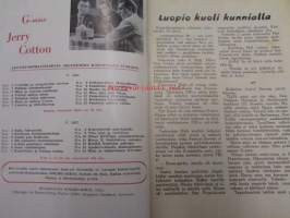 Jerry Cotton 1962 nr 15 Luopio kuoli kunnialla