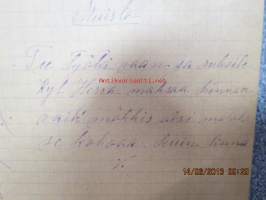 Muisto Lehtiä -muistokirjoituksia lehtiössä noin vuodelta 1929