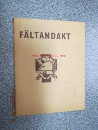 Fältandakt Soldatens psalm, evangelii- och bönbok