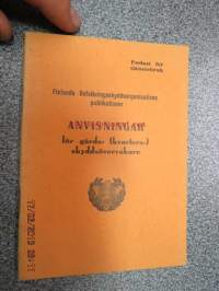 Finlands Befolkningsskyddsorganisations publikationer - Anvisningar för gårds (kvarters-) skyddsövervakare