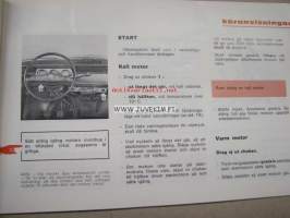 Peugeot 204 1970 -käyttöohjekirja