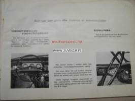 Peugeot 204 -käyttöohjekirja