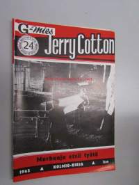 Jerry Cotton 1965 nr 24 Murhaaja etsii työtä