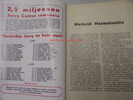 Jerry Cotton 1966 nr 19 Suuri juhlaseikkailu / 5 vuotta Suomessa Murhayö Manhattanilla