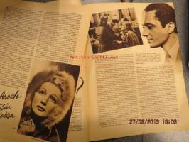 Elokuva-Aitta 1946 nr 19, Kansikuva Alan Ladd, Helena Kara+ Hannu Leminen koti esitellään, Ritva arvelo, Cornel Wilde, Lana Turner, ym.