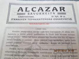 Maxim P. Esplanadikatu 39, Helsinki; Rautakoura - Pako Pagnonista 3-osainen rikosdraama, kinematografinen kuva, sensuuri nr 4177, pituus 1150 m, Gaumont-filmi