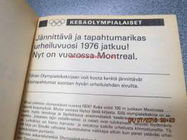 Olympiakesä 1976 Montreal / Savon Sanomat -käyttämätön tulos- ja leikekirja