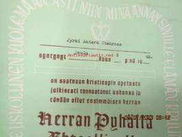 Klaus Aarne Stenroos - koulutodistuksia, myöntökirjoja / luovutustodistuksia ym. dokumentteja elämän varrelta noin 30 kpl