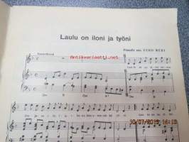 Suosittuja lauluja I pianolle tai harmonikalle