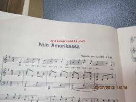Suosittuja lauluja I pianolle tai harmonikalle