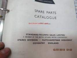 Triumph 2000 &amp; 2.5PI MK2 Models Spare Parts Catalog -varaosaluettelo