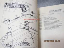 Triumph 2000 &amp; 2.5PI MK2 Models Spare Parts Catalog -varaosaluettelo