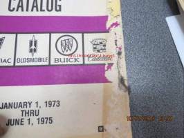GM USA numeromuutokset &quot;Parts History Catalog&quot; 1.1.1982-30.6.1989