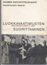 Partio-Scout: Luokkavaatimusten suorittaminen, ohjantalehti 5808/67